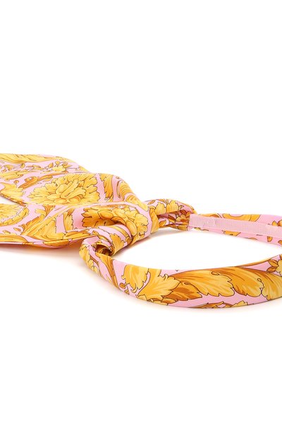 Ободок для волос VERSACE светло-розового цвета по цене 32950 руб., арт. 1003728/A232999, фото 4 Ободок для волос VERSACE, арт. 1003728/A232999, фото 4
