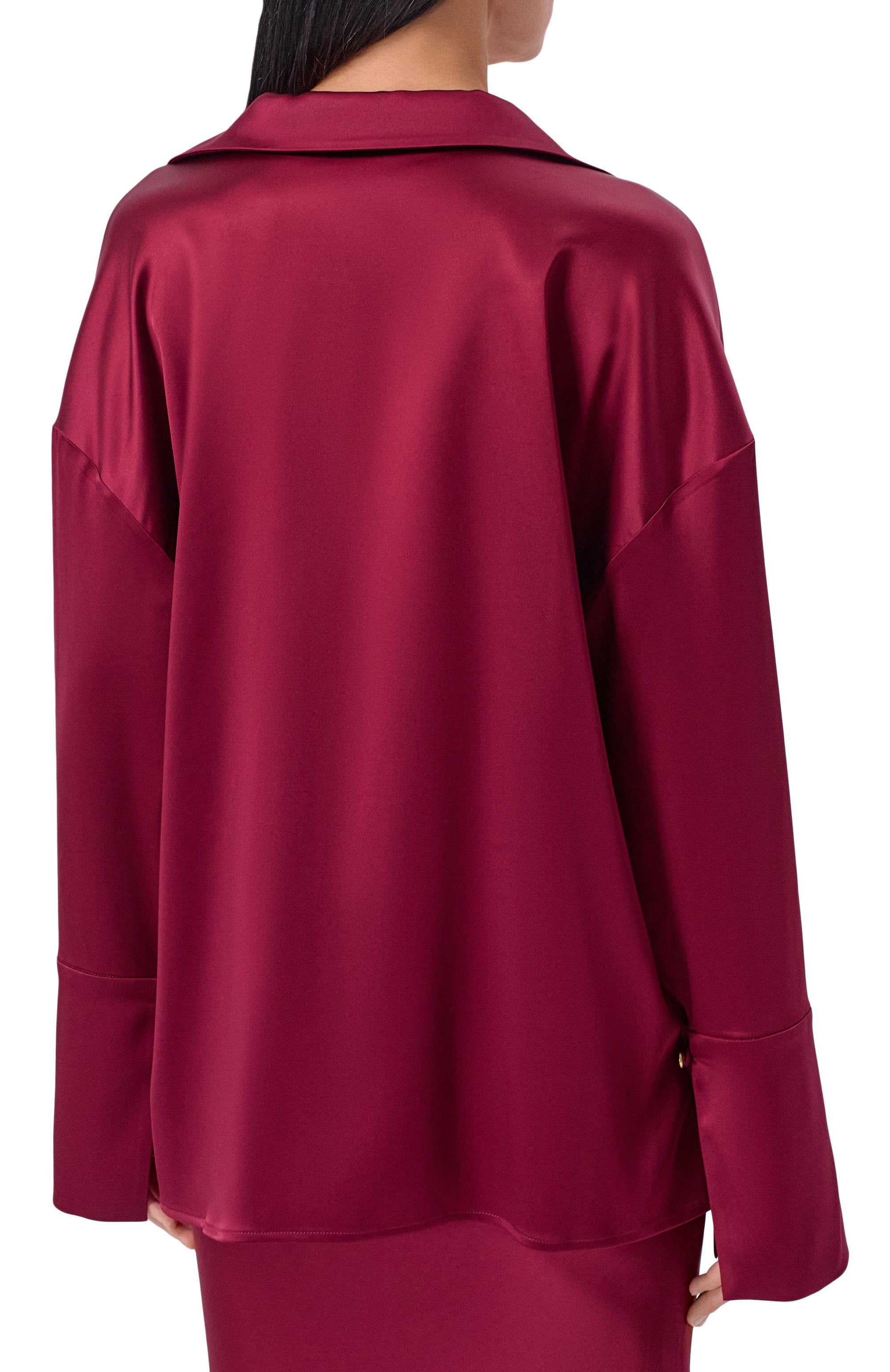 Атласная блузка DANAME, арт. 725FW7706A, фото 4