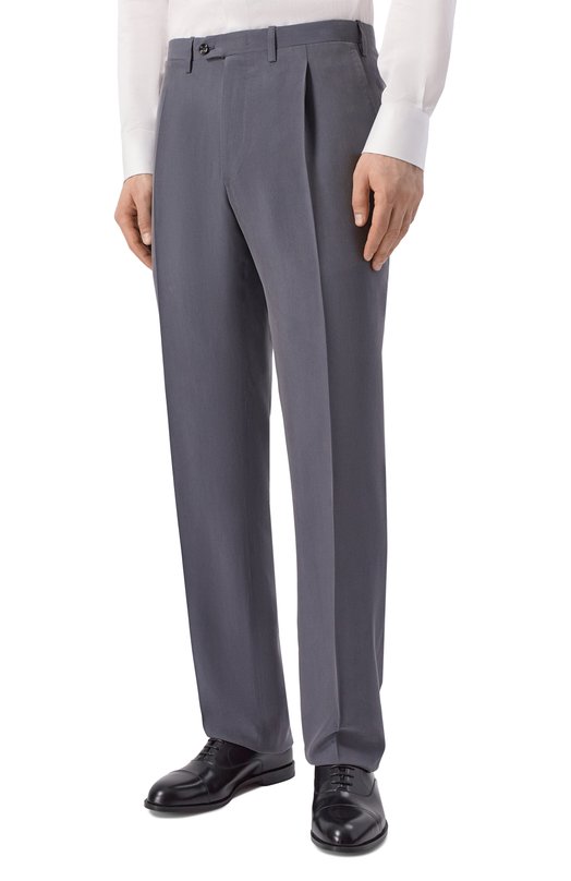 Костюм из лиоцелла и вискозы Kiton UA862H08003 Серый  UA862H08003 Фото 4