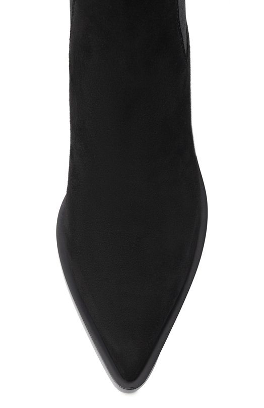 Замшевые ботильоны Wylie 55 Gianvito Rossi G72901.45CU0.CASNER0 Чёрный  G72901.45CU0.CASNER0 Фото 6