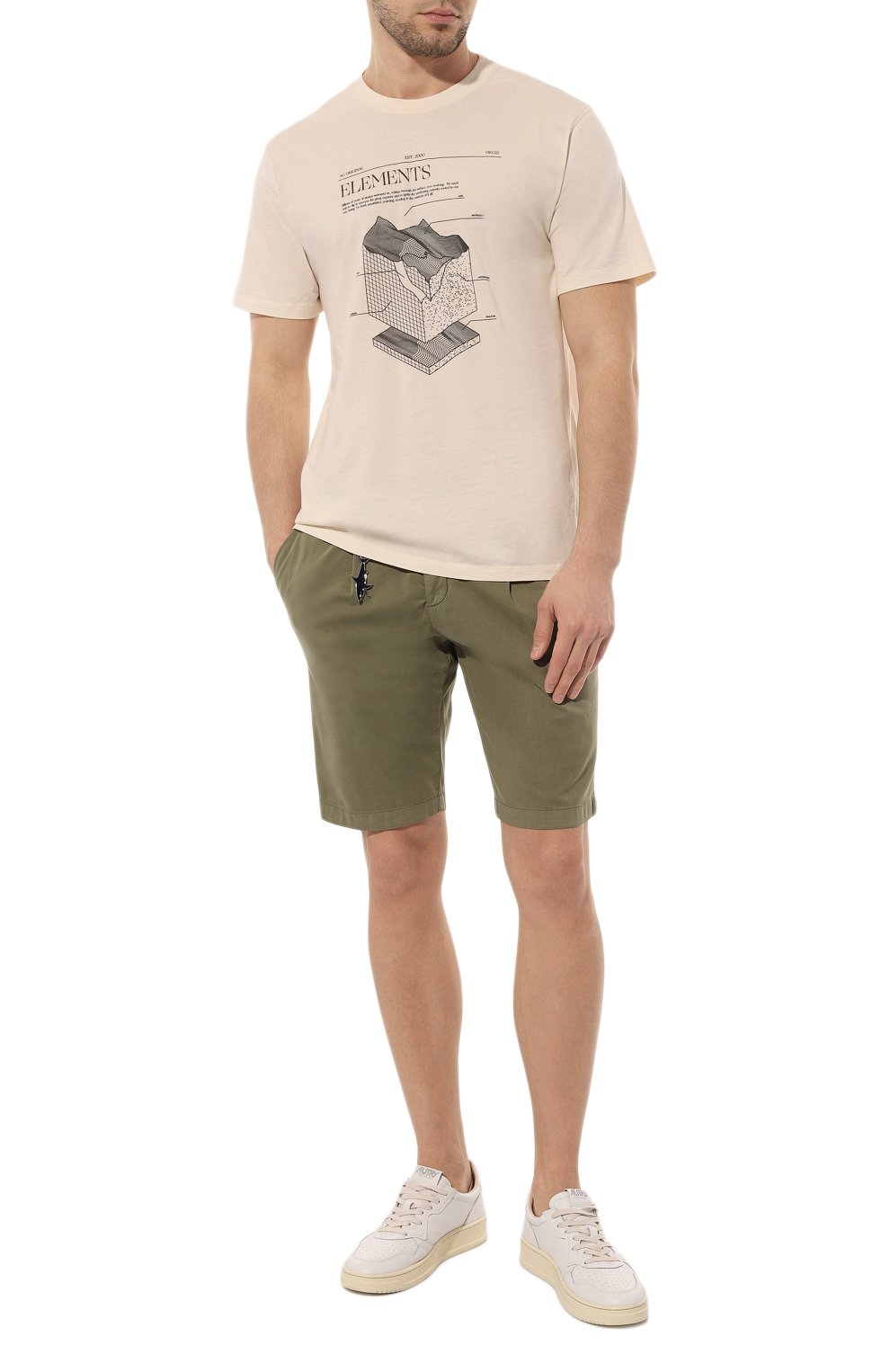 Шорты из хлопка и шелка PAUL&SHARK, арт. 23414045, фото 2