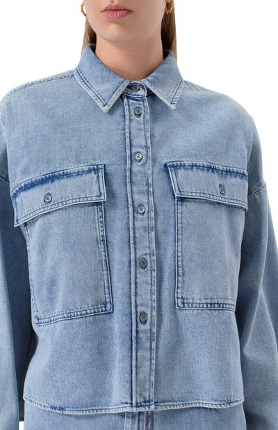 Джинсовая рубашка WEEKEND MAX MARA, арт. ZEMIRA, фото 5