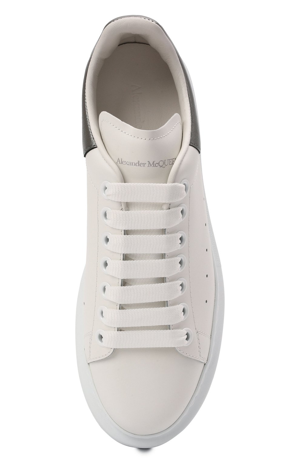 Кожаные кеды oversized ALEXANDER MCQUEEN, арт. 553770/WHFBU, фото 6