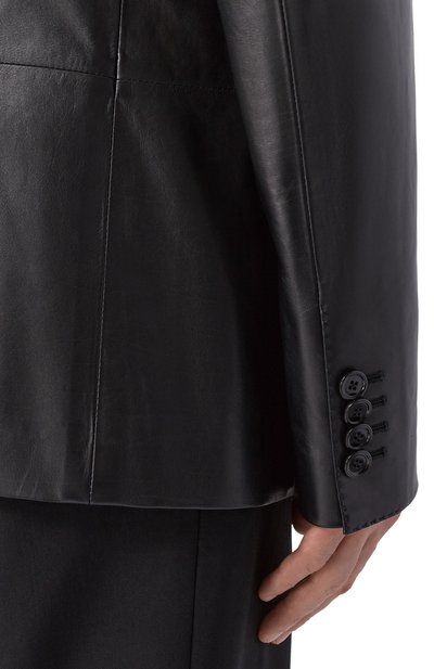 Кожаный пиджак DOLCE & GABBANA, арт. G2TV4L/HULY7, фото 5