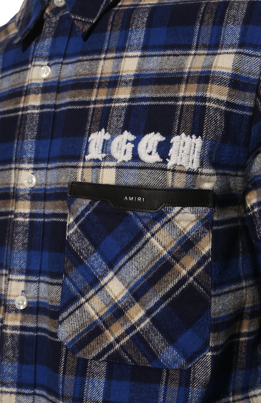 Хлопковая рубашка AMIRI, арт. PS22MSL023-420, фото 5