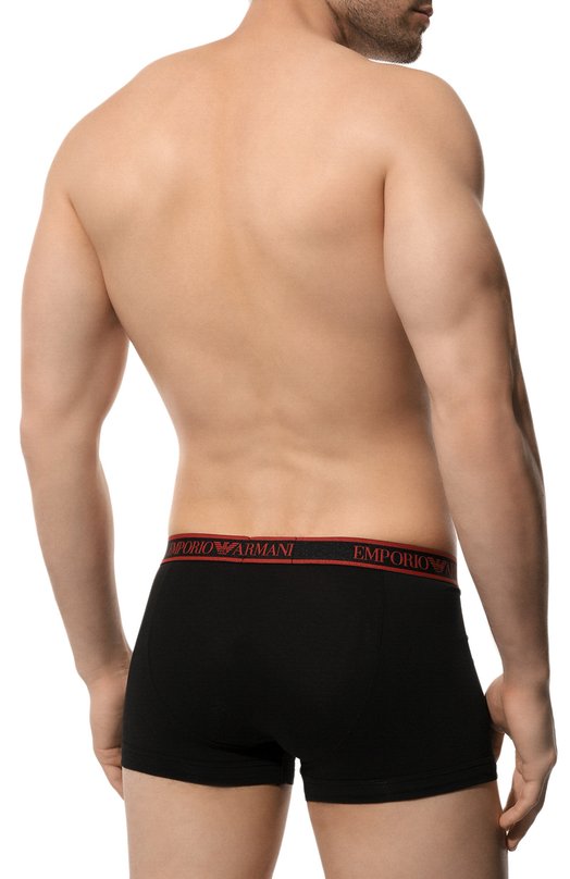 Комплект из трех боксеров Emporio Armani 111357/4F717 Чёрный  111357/4F717 Фото 7