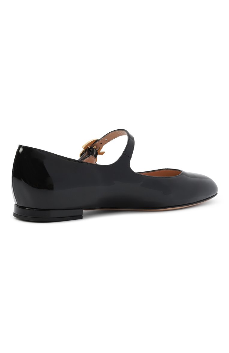 Лакированные балетки mary ribbon GIANVITO ROSSI, арт. G22164.05CU0.VERNER0, фото 1