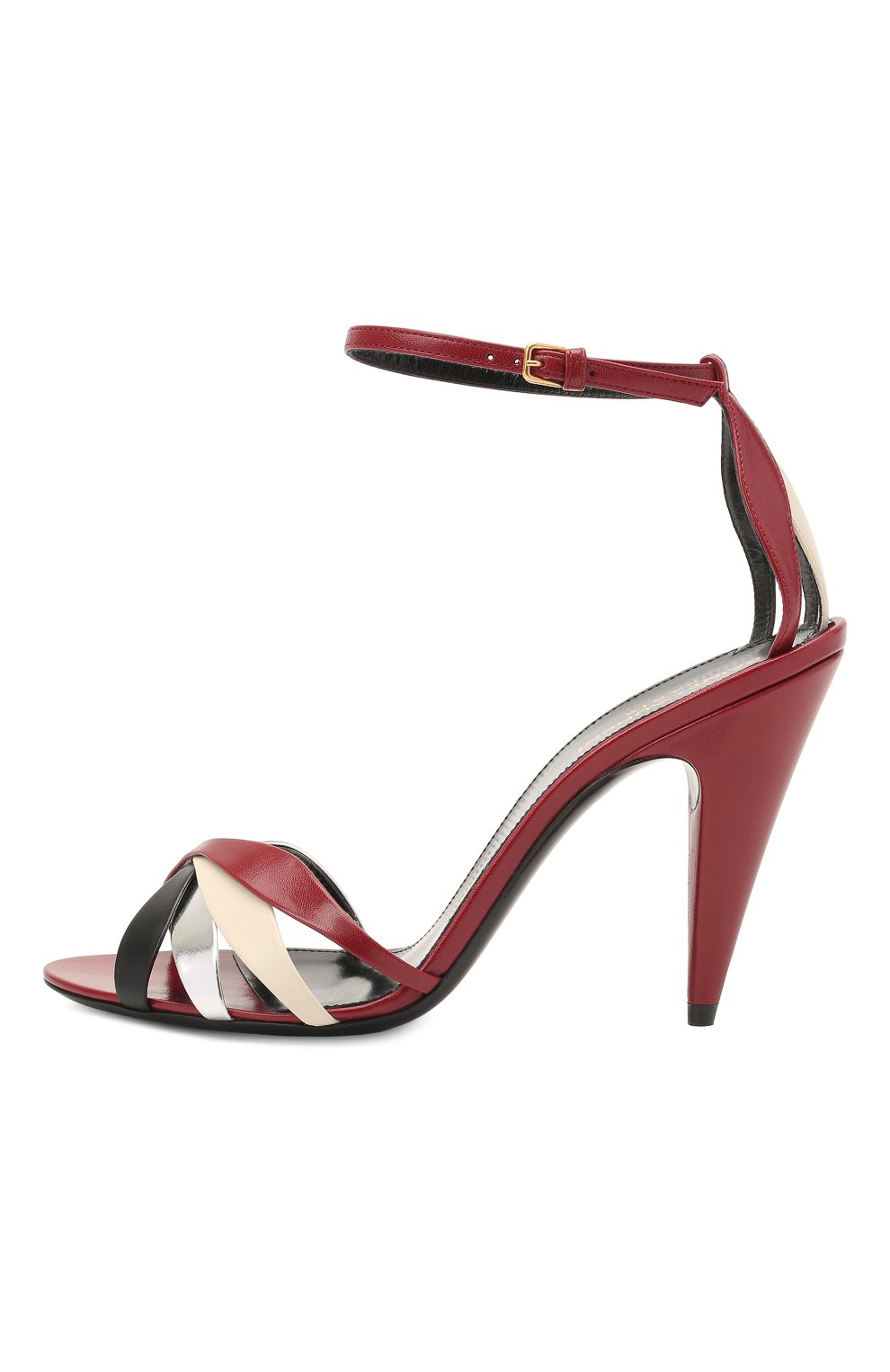 Кожаные босоножки kristen SAINT LAURENT, арт. 650843/1ZJ70, фото 3