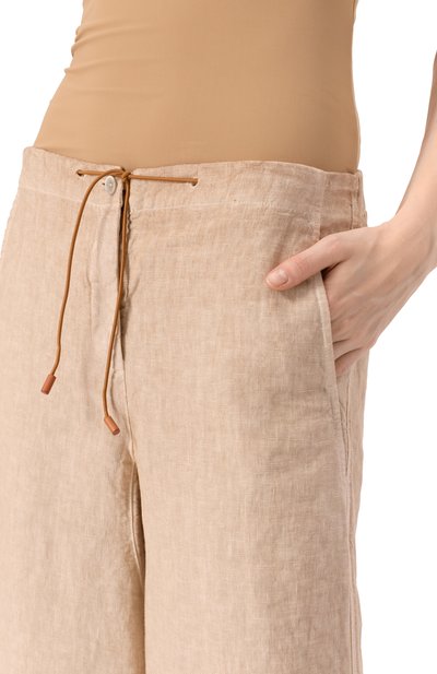 Льняные брюки 120% LINO, арт. 32ALIW29PP/0000476, фото 5