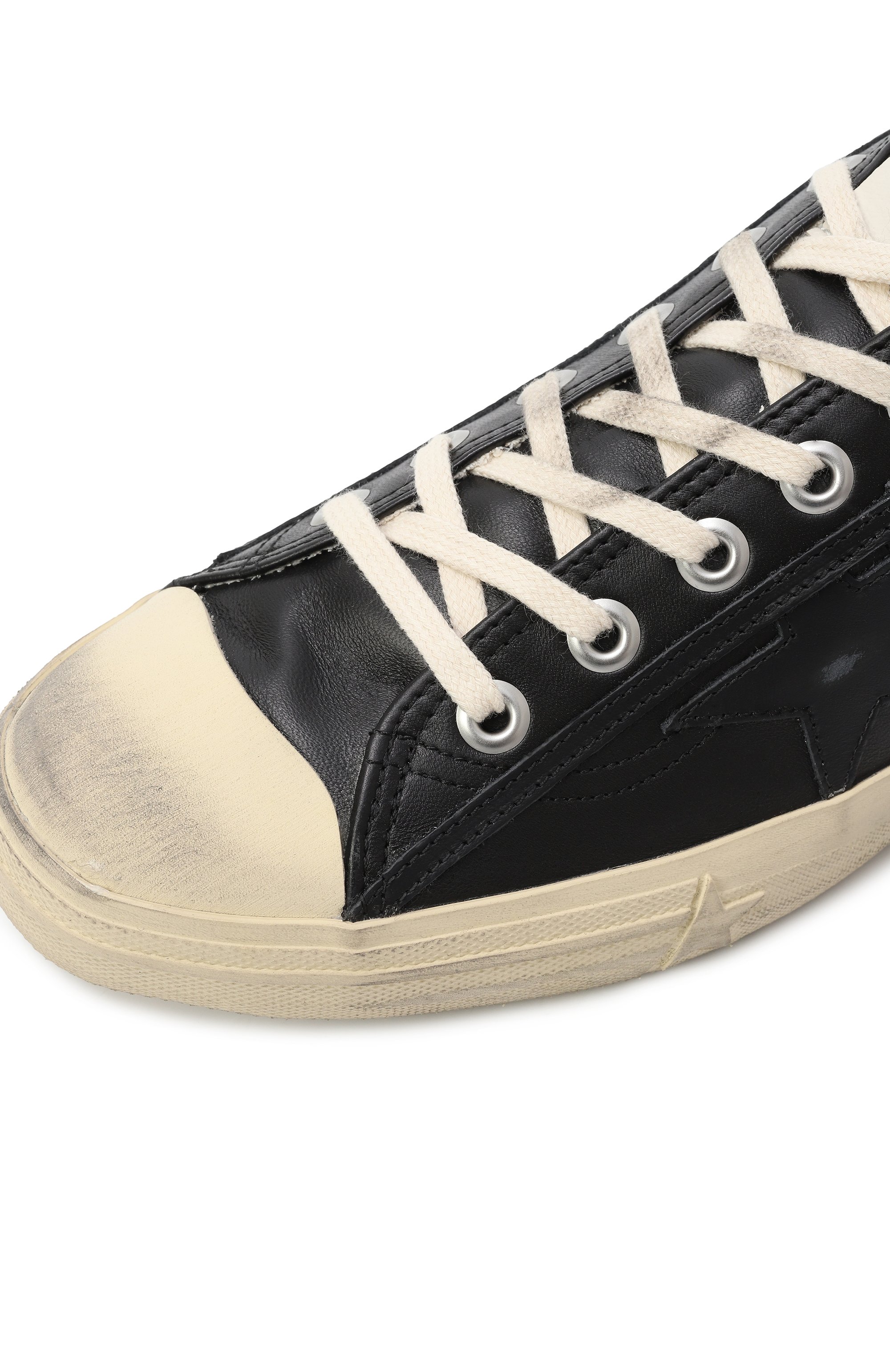 Кожаные кеды v-star GOLDEN GOOSE DELUXE BRAND, арт. GMF00129.F005033, фото 7