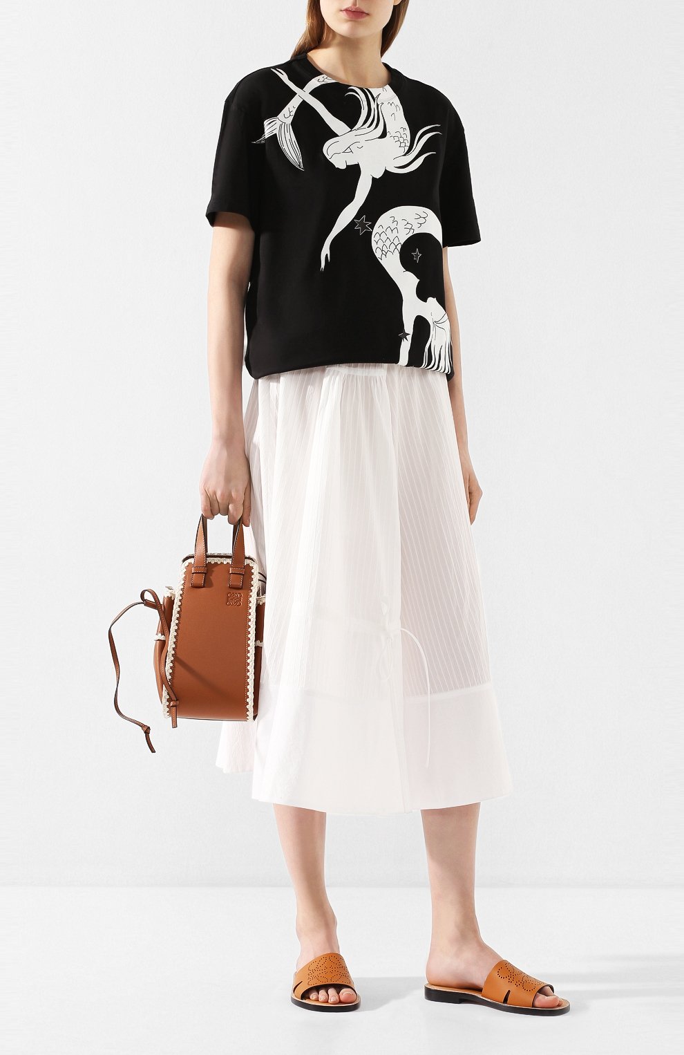 Кожаные шлепанцы LOEWE, арт. 453.10.860, фото 2