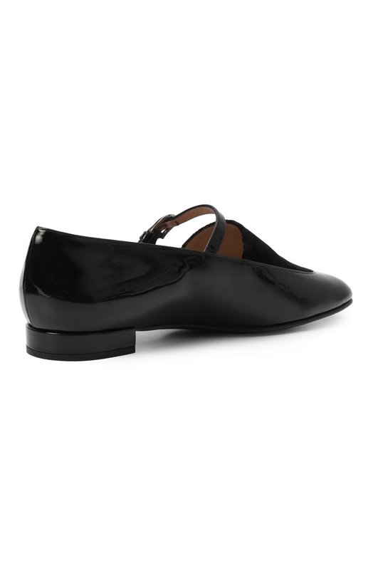 Кожаные балетки Emporio Armani EW002938/AF19567 Чёрный  EW002938/AF19567 Фото 5