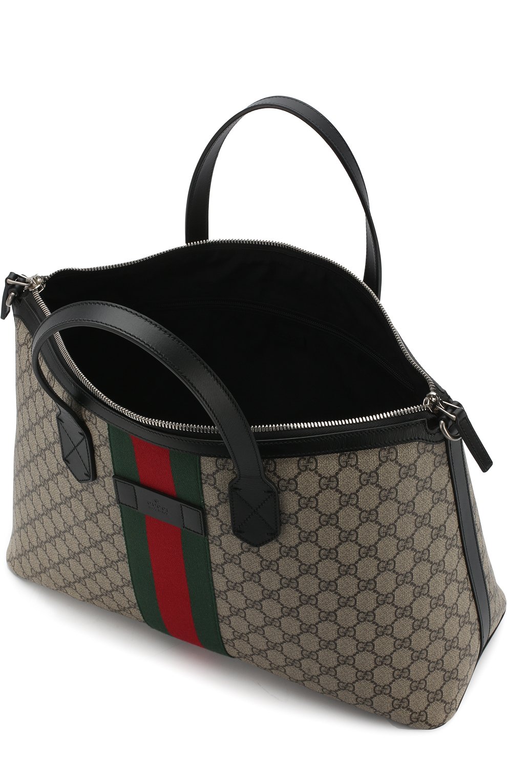 Сумка gg supreme web с плечевым ремнем GUCCI, арт. 359261/KHNGN, фото 4