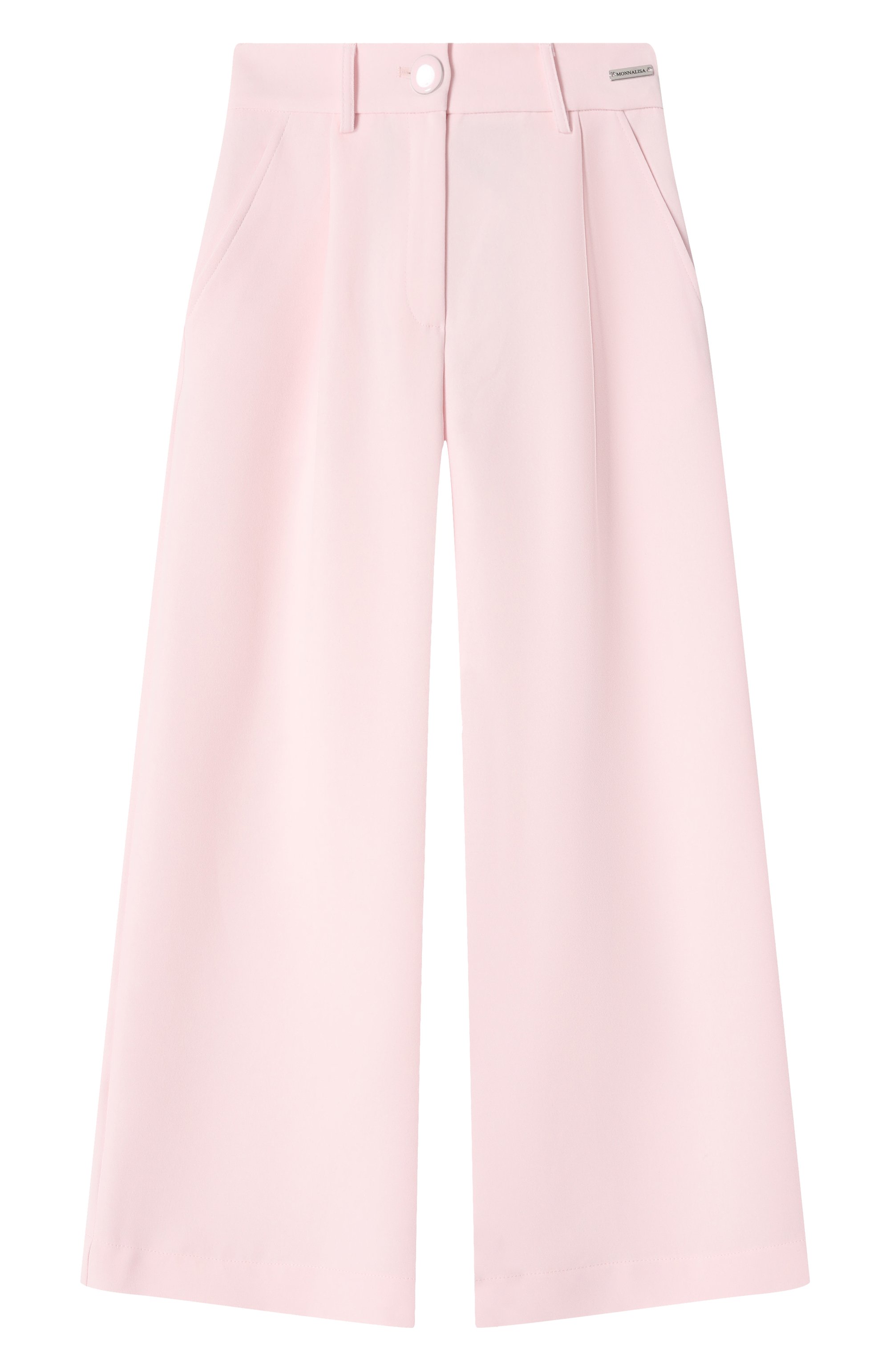Брюки MONNALISA светло-розового цвета по цене 19650 руб., арт. 71E401, фото 1 Брюки MONNALISA, арт. 71E401, фото 1