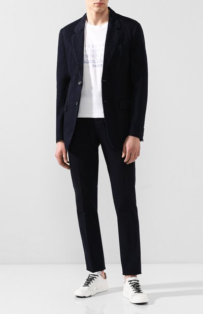 Хлопковый костюм MAISON MARGIELA темно-синего цвета по цене 177000 руб., арт. S30FT0121/S30682, фото 1 Хлопковый костюм MAISON MARGIELA, арт. S30FT0121/S30682, фото 1