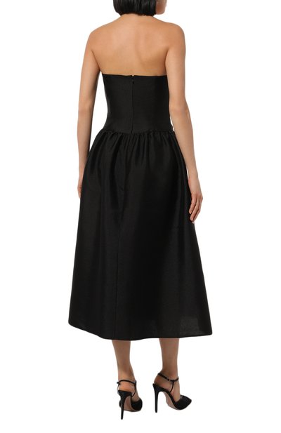 Платье SELF-PORTRAIT черного цвета по цене 64450 руб., арт. PF24-008M-B, фото 4 Платье SELF-PORTRAIT, арт. PF24-008M-B, фото 4