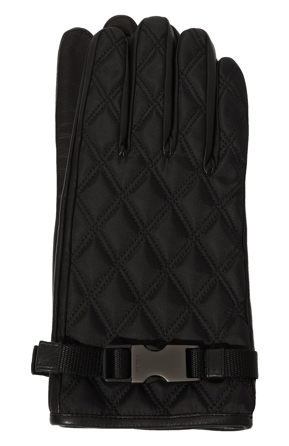 Перчатки PRADA черного цвета по цене 68000 руб., арт. 2GG050-303-F0002, фото 1 Перчатки PRADA, арт. 2GG050-303-F0002, фото 1