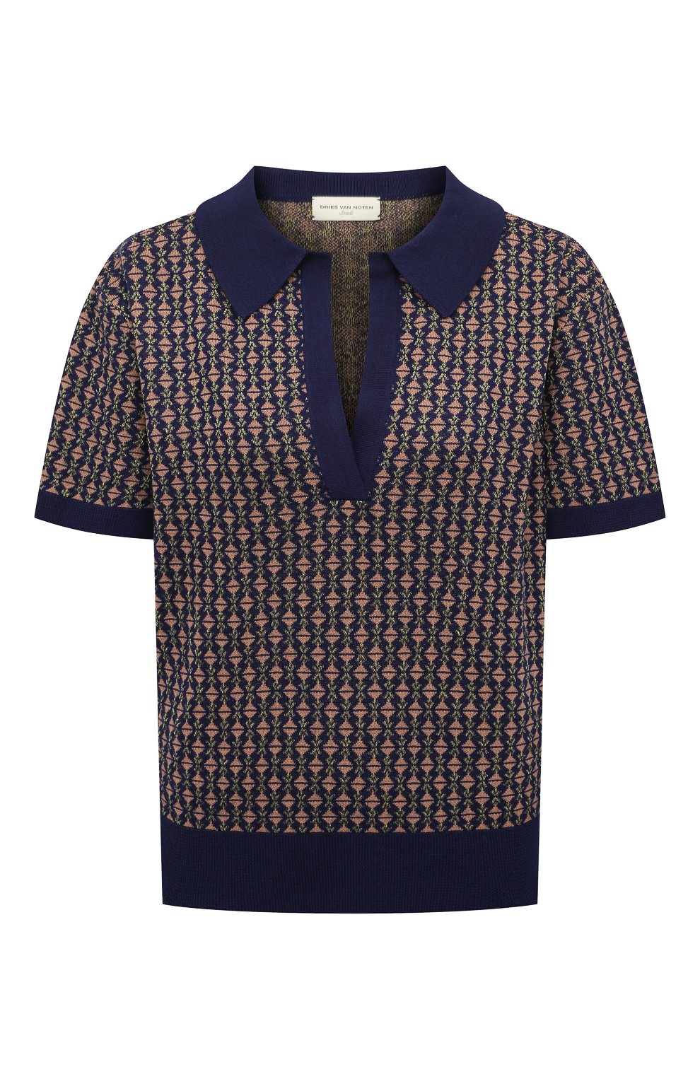 Поло из шерсти и вискозы DRIES VAN NOTEN, арт. 221-011209-4715, фото 1