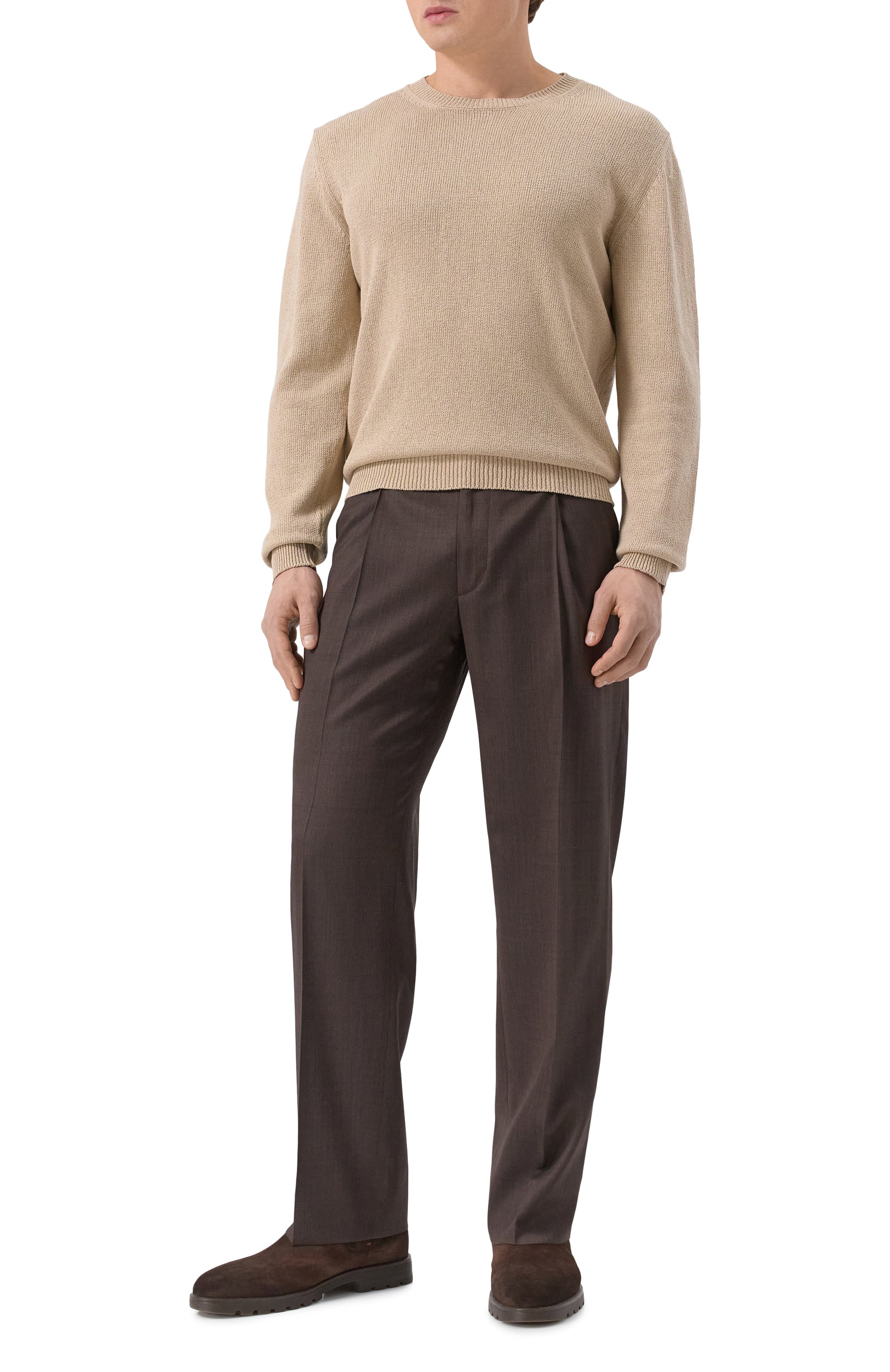 Шерстяные брюки CORNELIANI, арт. 254L26-2518570, фото 2