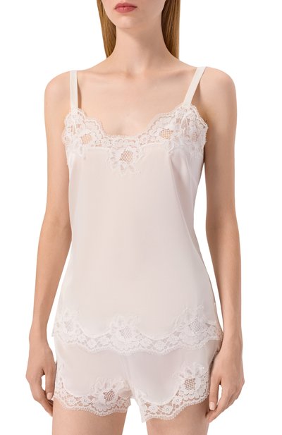 Топ из шелка и хлопка DOLCE & GABBANA, арт. 07A00T/0N013, фото 3