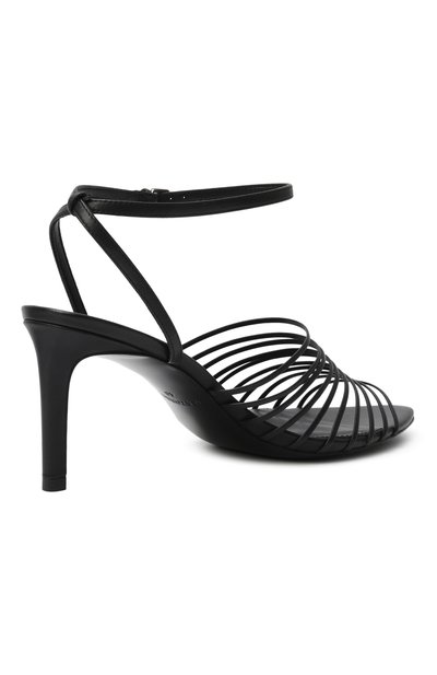 Кожаные босоножки 12 STOREEZ черного цвета по цене 19000 руб., арт. 128227, фото 5 Кожаные босоножки 12 STOREEZ, арт. 128227, фото 5