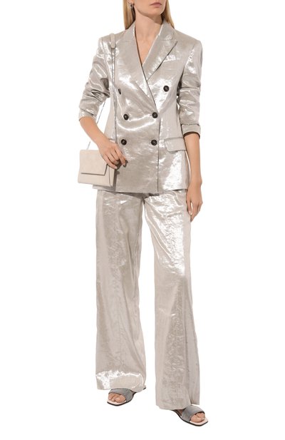 Женские замшевые шлепанцы precious BRUNELLO CUCINELLI, арт. MZMIC2631