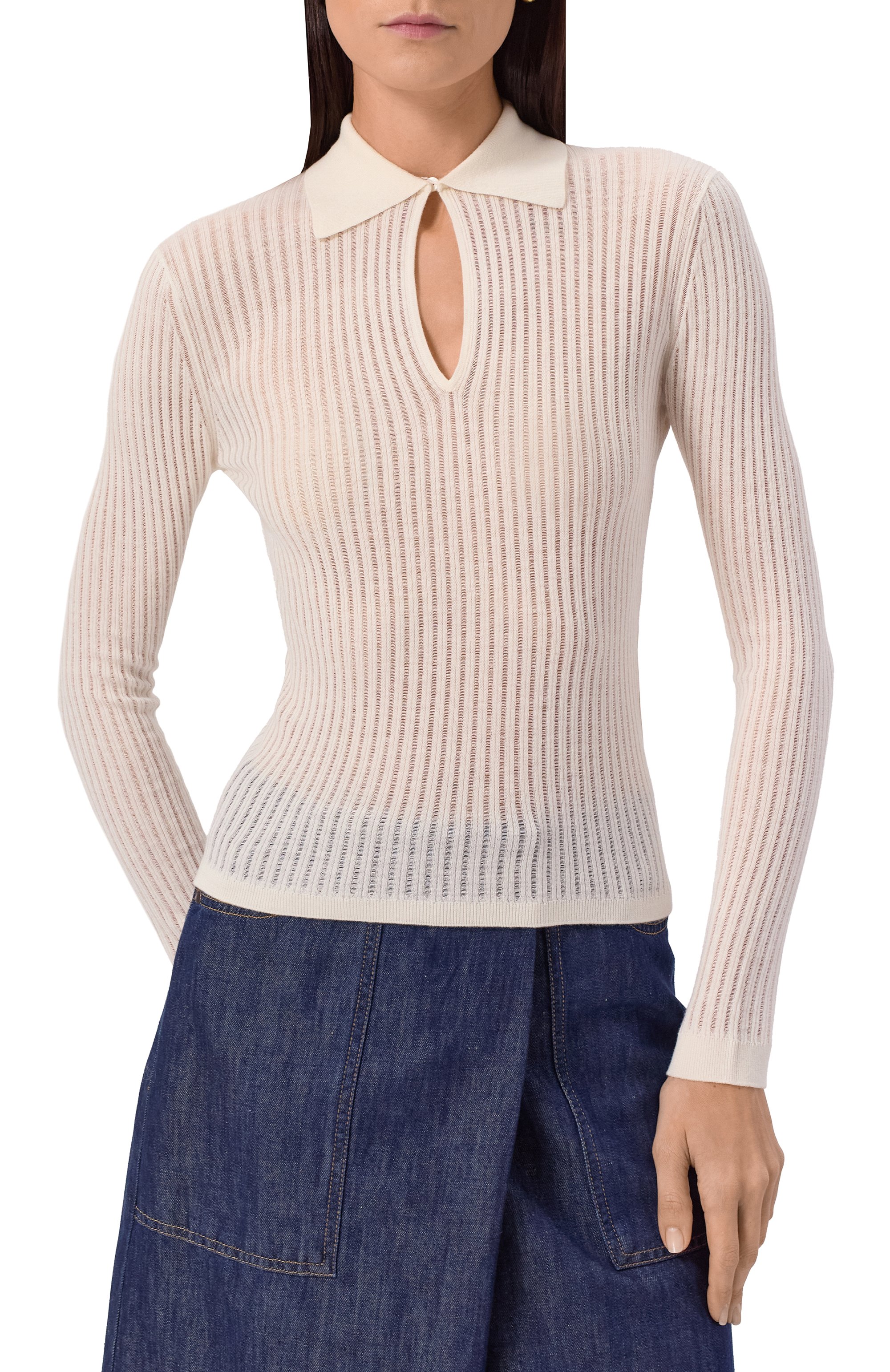 Пуловер из шелка и шерсти MAX MARA STUDIO, арт. EGREGE, фото 3