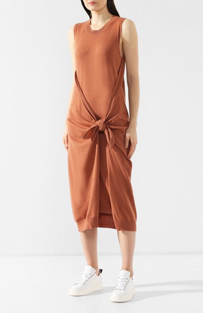Платье из смеси шерсти и хлопка SEE BY CHLOÉ, арт. CHS19SMR05530, фото 3