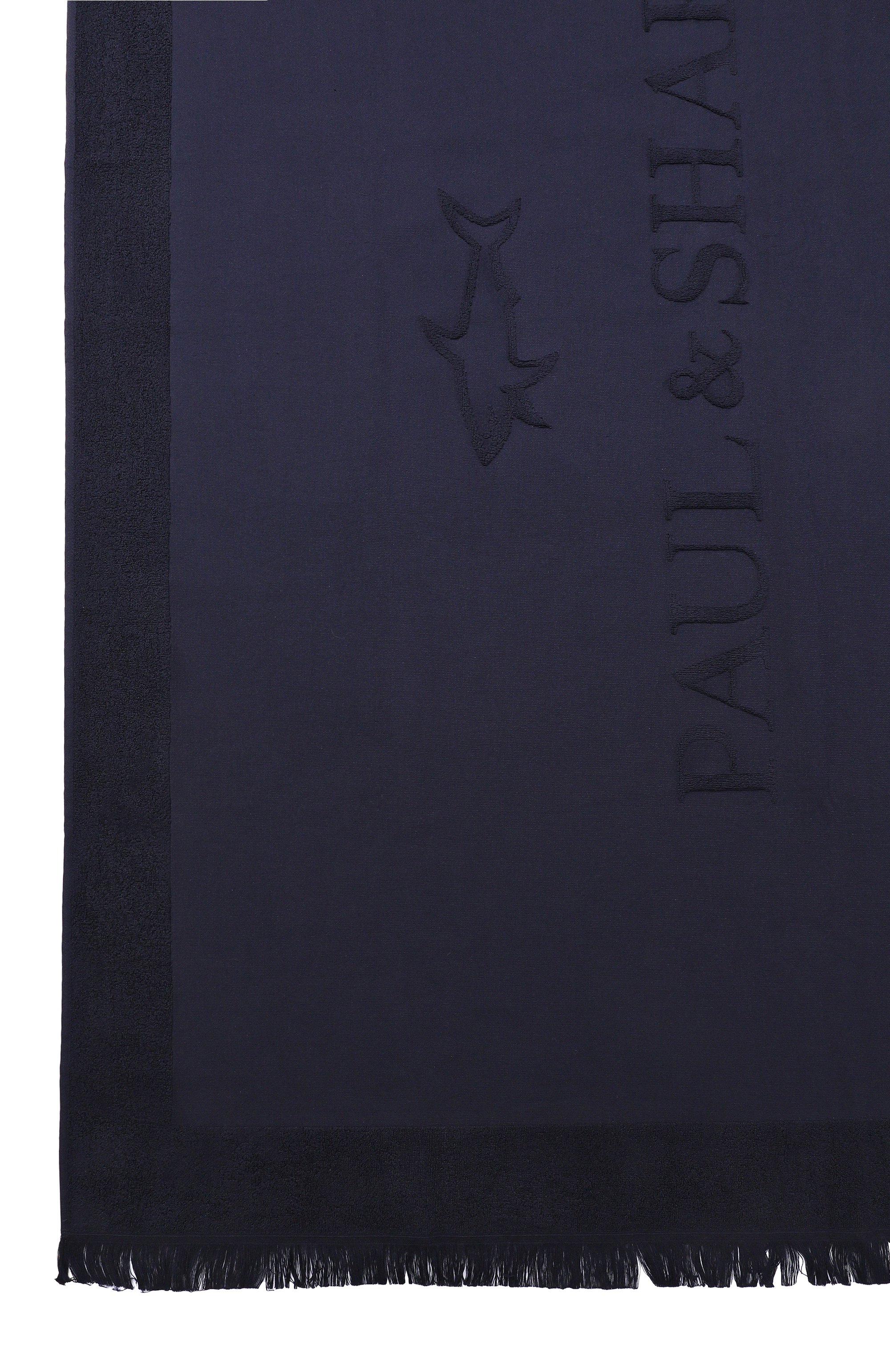 Хлопковое полотенце PAUL&SHARK темно-синего цвета по цене 37550 руб., арт. 25417071, фото 3 Хлопковое полотенце PAUL&SHARK, арт. 25417071, фото 3