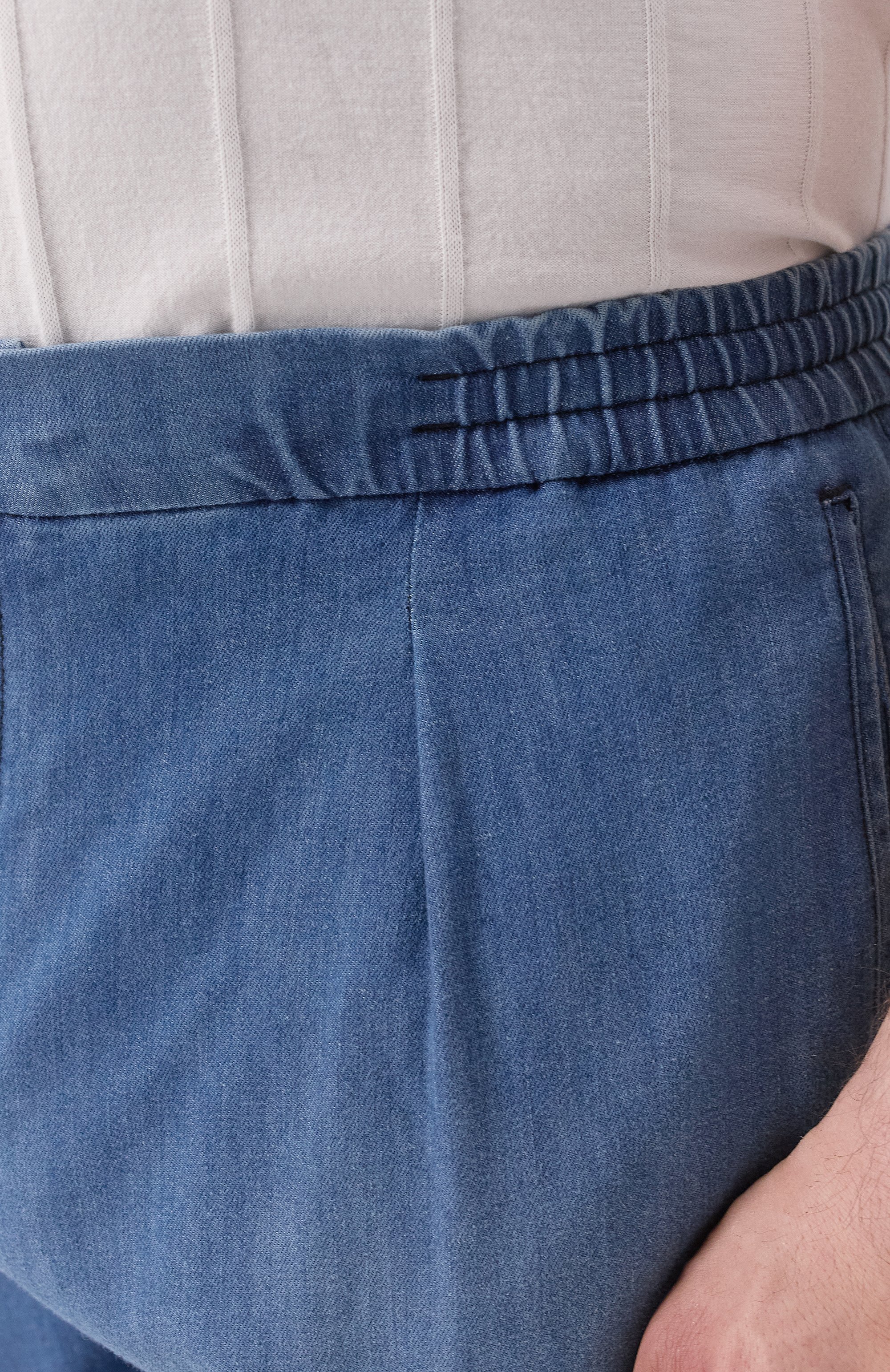 Брюки из хлопка и льна MARCO PESCAROLO, арт. CHIAIA/51J03/60-68, фото 5