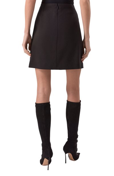 Шерстяная юбка VERSACE черного цвета по цене 130000 руб., арт. 1018816/1A12258, фото 4 Шерстяная юбка VERSACE, арт. 1018816/1A12258, фото 4