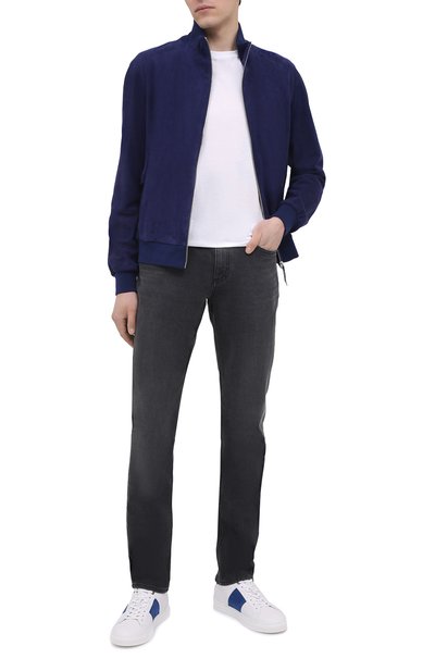 Замшевый бомбер ANDREA CAMPAGNA, арт. 60600E5722600, фото 2