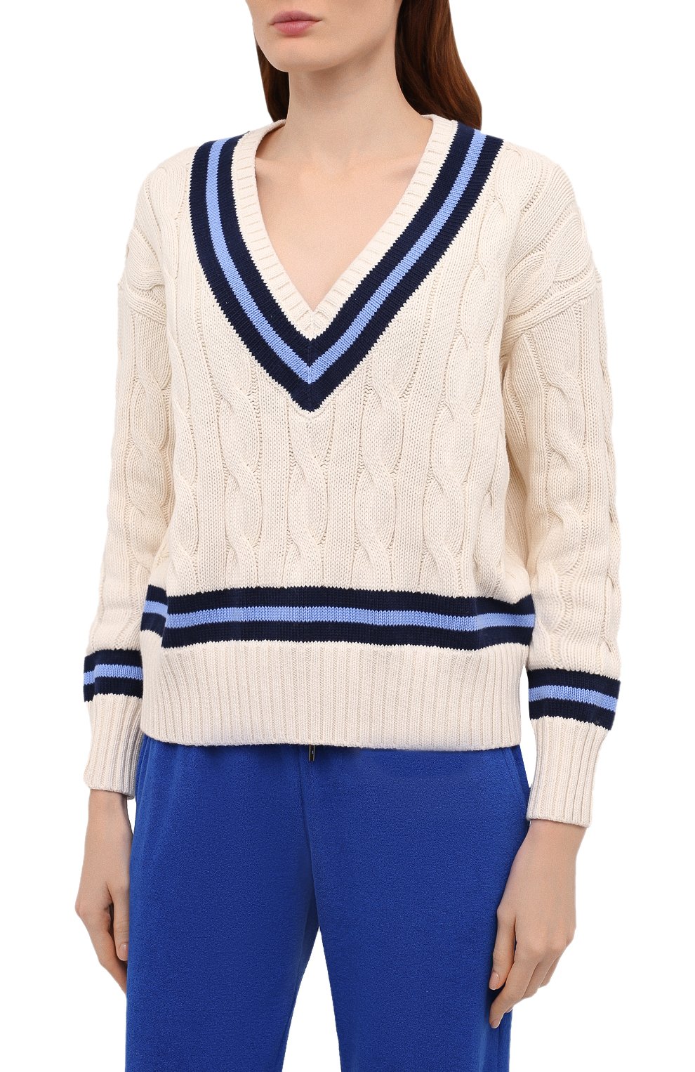 Хлопковый свитер POLO RALPH LAUREN, арт. 211838009, фото 3