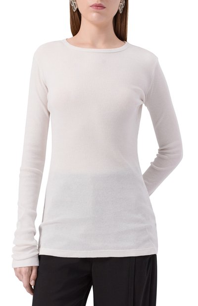 Хлопковый лонгслив ANN DEMEULEMEESTER, арт. B0011488/FA659, фото 3