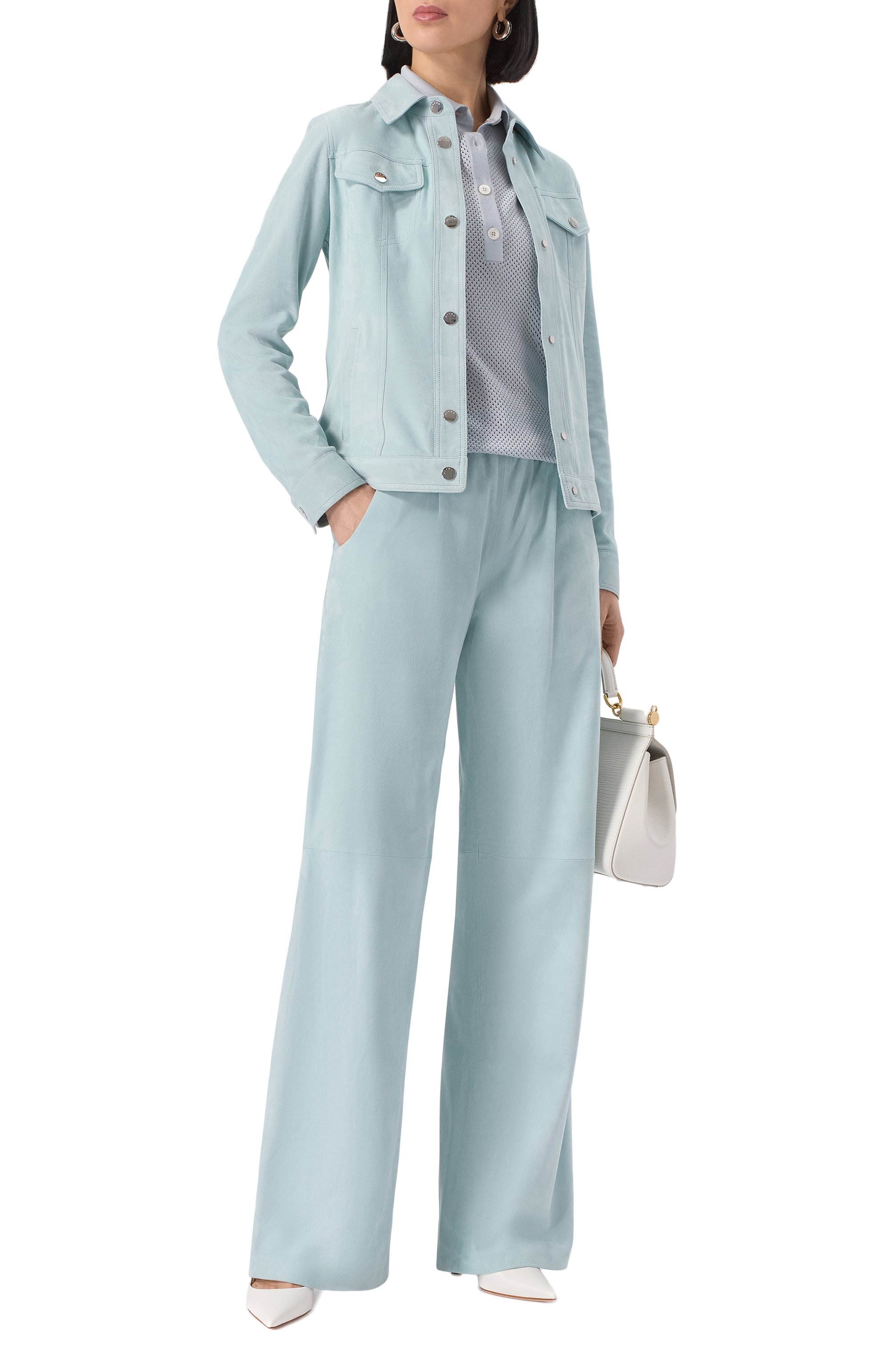 Замшевые брюки KITON, арт. D59172K0918F03, фото 2