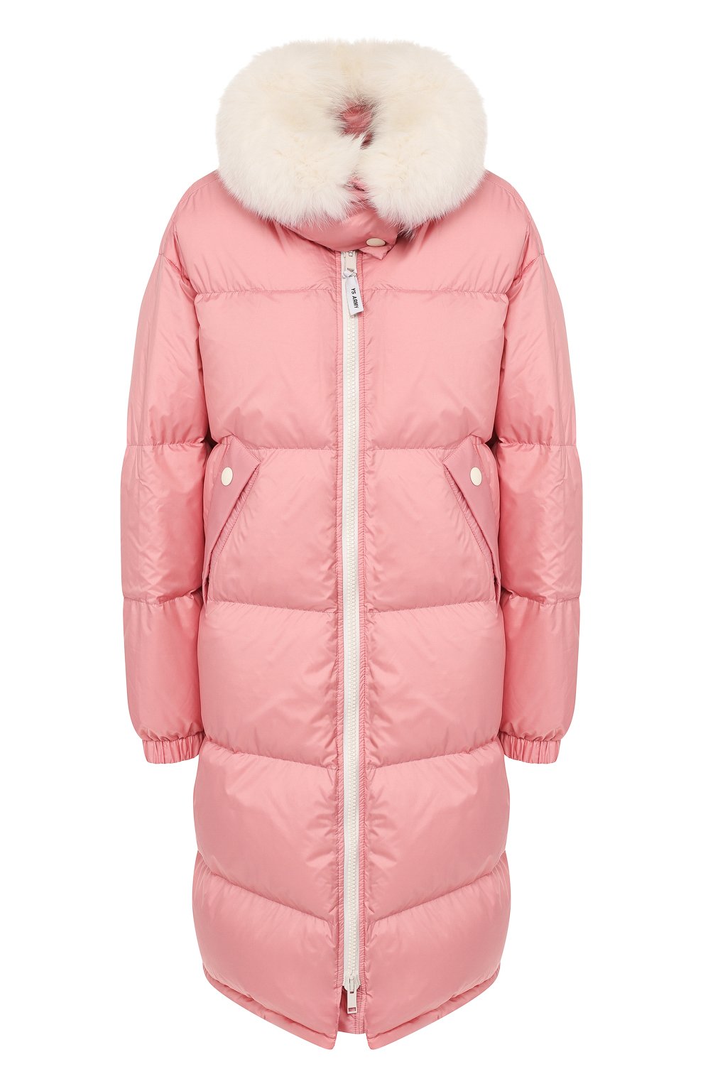 Пуховик YS ARMY PARIS розового цвета по цене 137000 руб., арт. 20WFM07310D01W, фото 1 Пуховик YS ARMY PARIS, арт. 20WFM07310D01W, фото 1