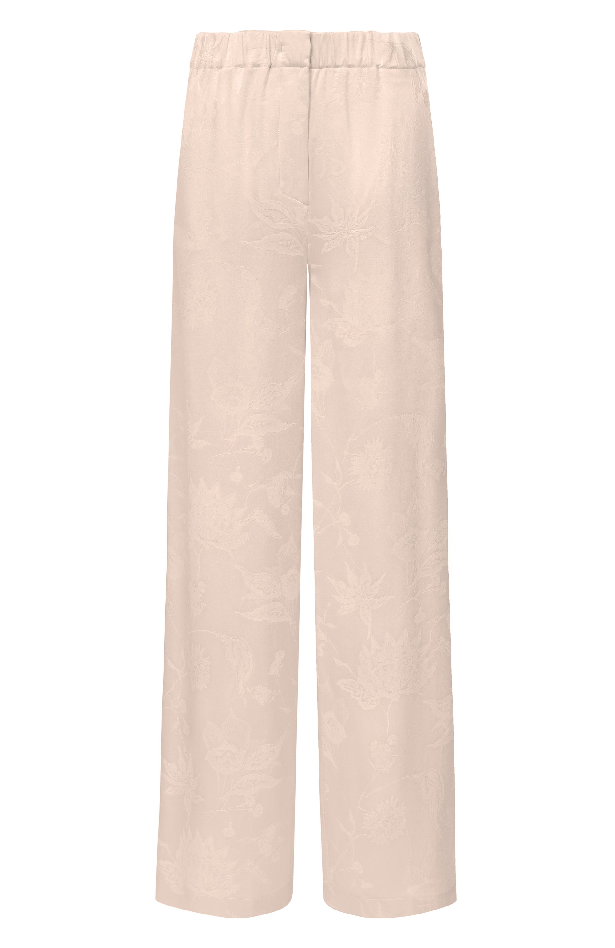 Шелковые брюки MVST кремового цвета по цене 159500 руб., арт. M26.2PW.T012/F126, фото 1 Шелковые брюки MVST, арт. M26.2PW.T012/F126, фото 1