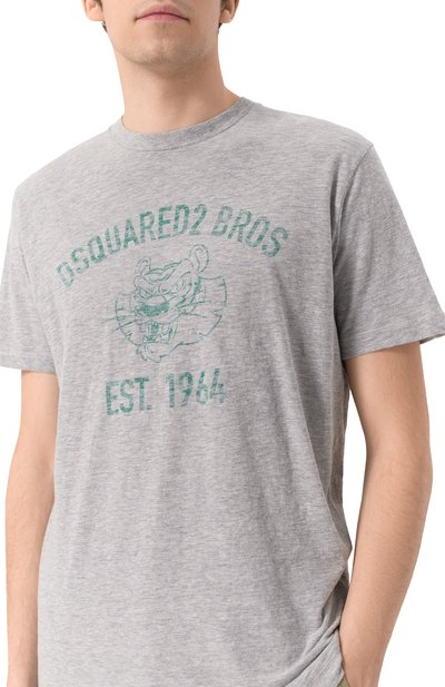 Футболка из хлопка и вискозы DSQUARED2, арт. S74GD1381/S22146, фото 5