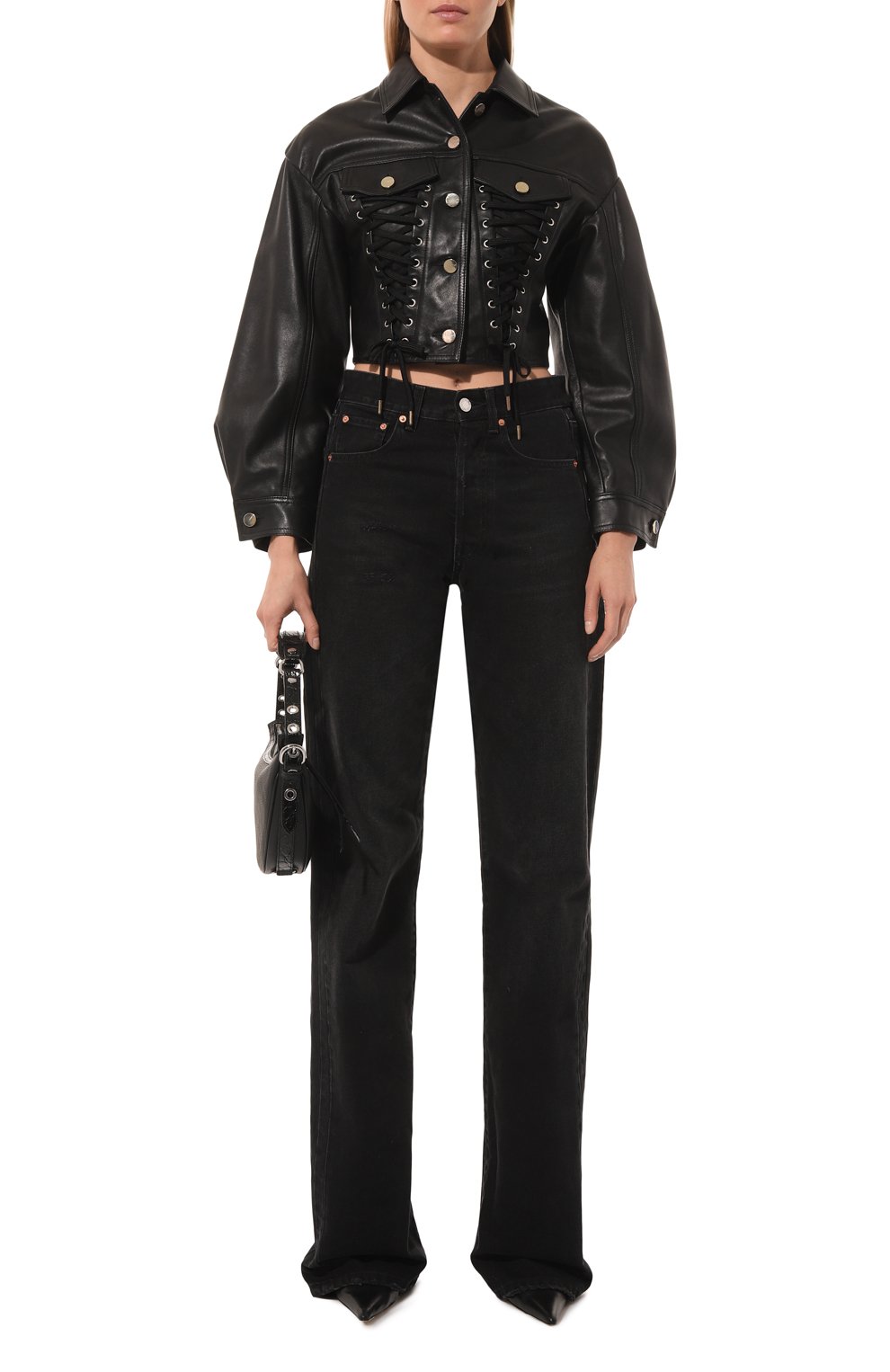 Кожаная куртка PINKO, арт. 100840-A0QY, фото 2