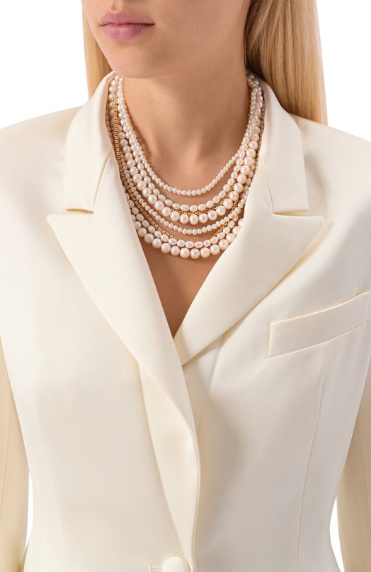 Колье VieN 2526-319 Кремовый  2526-319 Фото 2