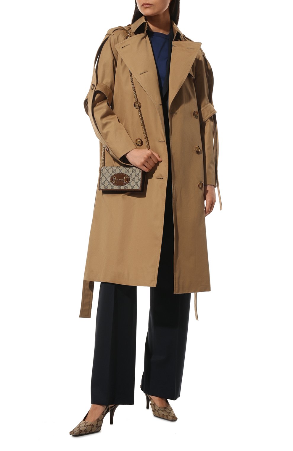 Кошелек horsebit 1955 на цепочке GUCCI коричневого цвета по цене 156500 руб., арт. 621892/92TCG, фото 3 Кошелек horsebit 1955 на цепочке GUCCI, арт. 621892/92TCG, фото 3