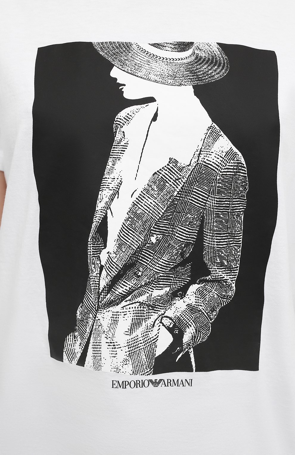 Хлопковая футболка EMPORIO ARMANI, арт. 3L2T7E/2J53Z, фото 5