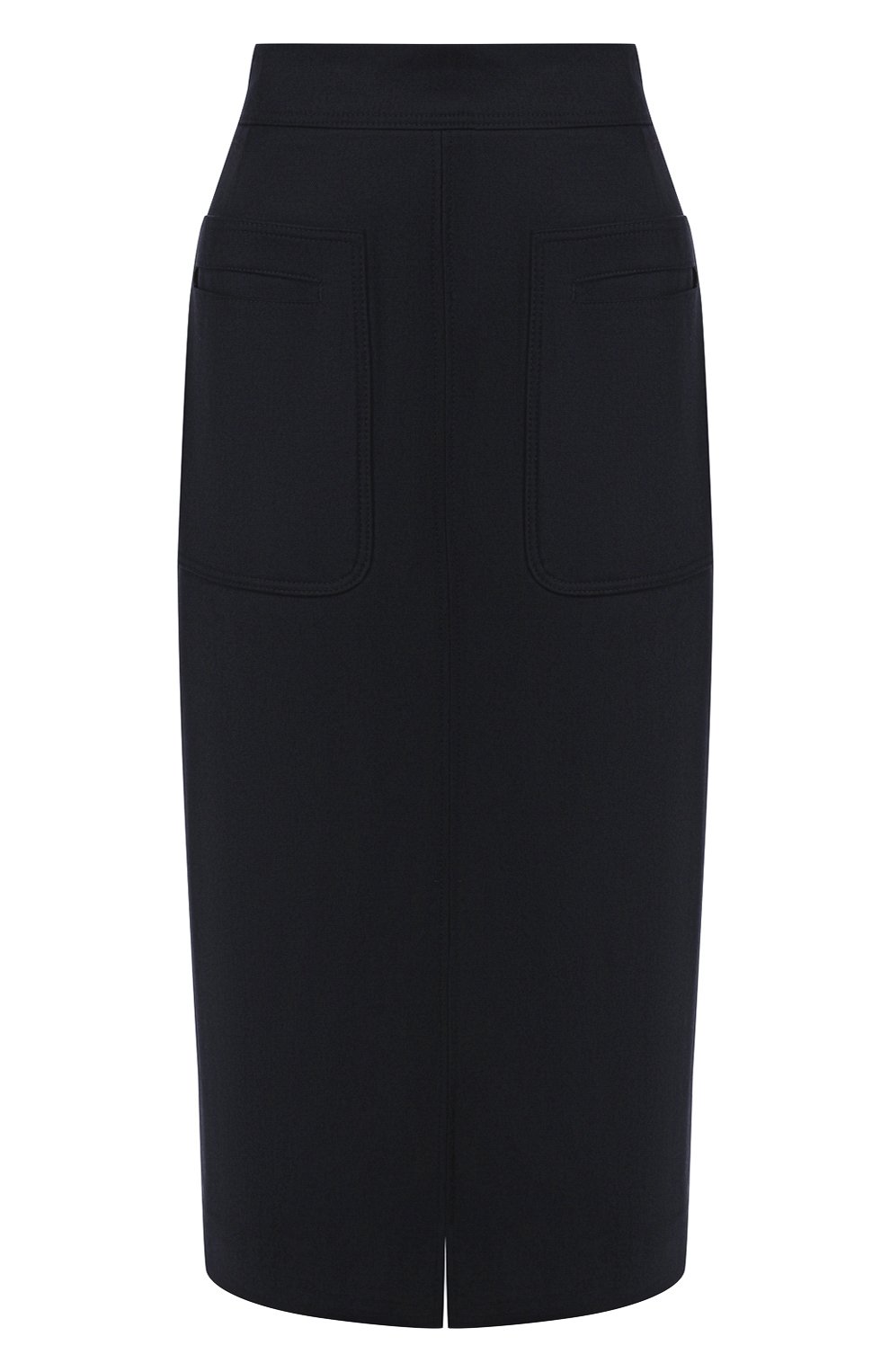 Шерстяная юбка WINDSOR темно-синего цвета по цене 31950 руб., арт. 52 DR115V 10001285, фото 1 Шерстяная юбка WINDSOR, арт. 52 DR115V 10001285, фото 1