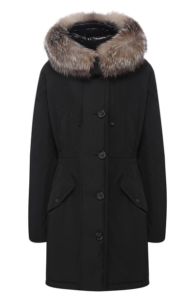 Женская парка с меховой отделкой капюшона MONCLER, арт. D2-093-49934-25-57136
