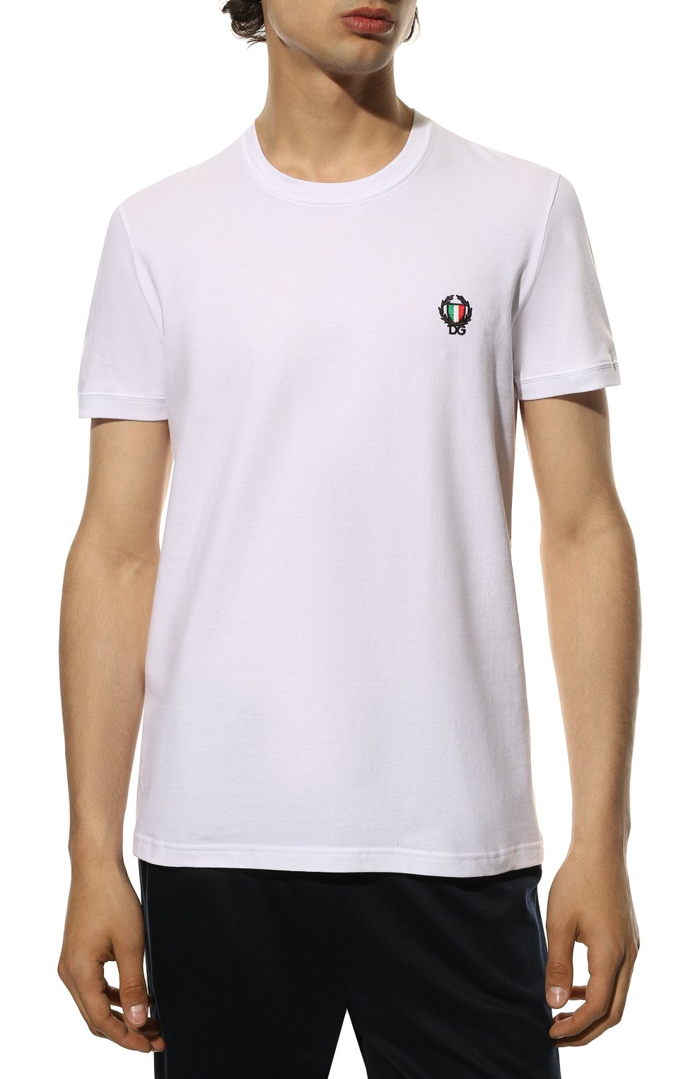 Хлопковая футболка DOLCE & GABBANA, арт. M8C03J/FUECG, фото 3