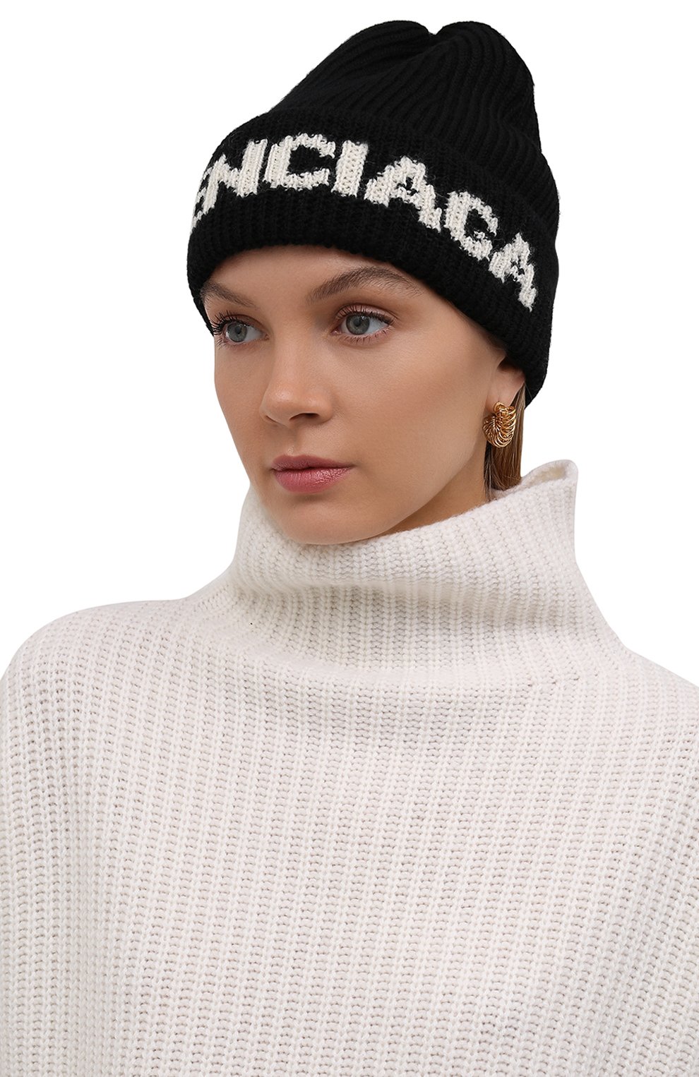 Шерстяная шапка BALENCIAGA, арт. 675327/T1615, фото 2