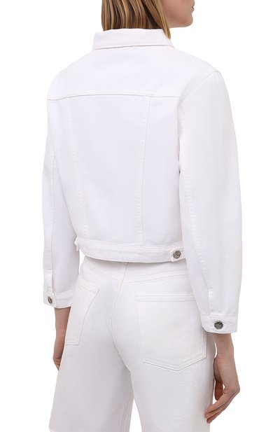 Джинсовая куртка TWO WOMEN IN THE WORLD белого цвета по цене 22610 руб., арт. A1HRT4 Ameli, фото 4 Джинсовая куртка TWO WOMEN IN THE WORLD, арт. A1HRT4 Ameli, фото 4