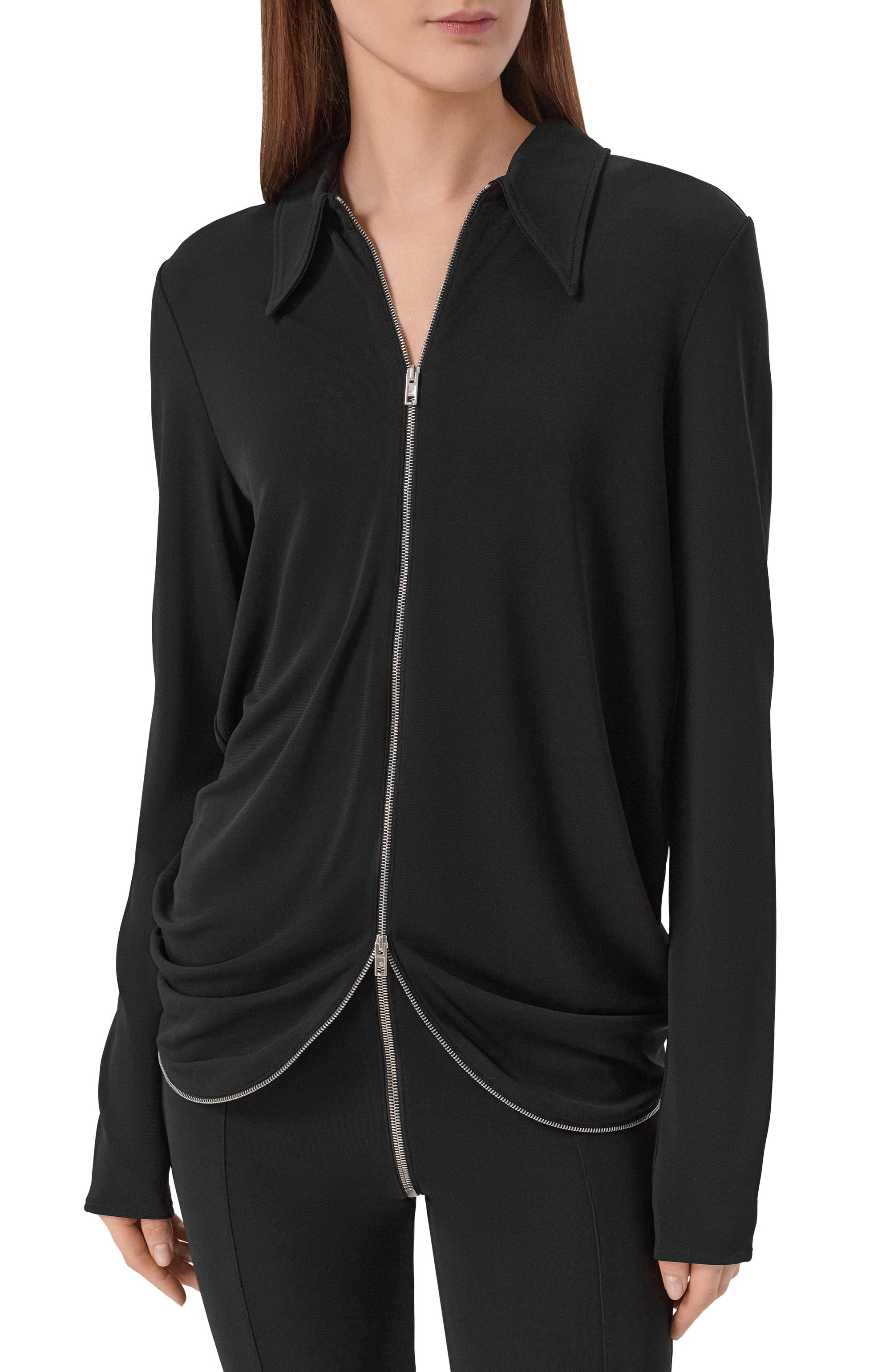 Кардиган из вискозы ALEXANDER WANG черного цвета по цене 89950 руб., арт. 1CC1261215, фото 3 Кардиган из вискозы ALEXANDER WANG, арт. 1CC1261215, фото 3