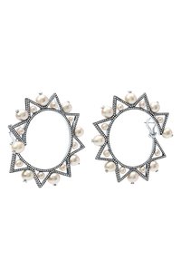 Серьги NIKOS KOULIS бесцветного цвета по цене 2964000 руб., арт. NEG503, фото 2 Серьги NIKOS KOULIS, арт. NEG503, фото 2