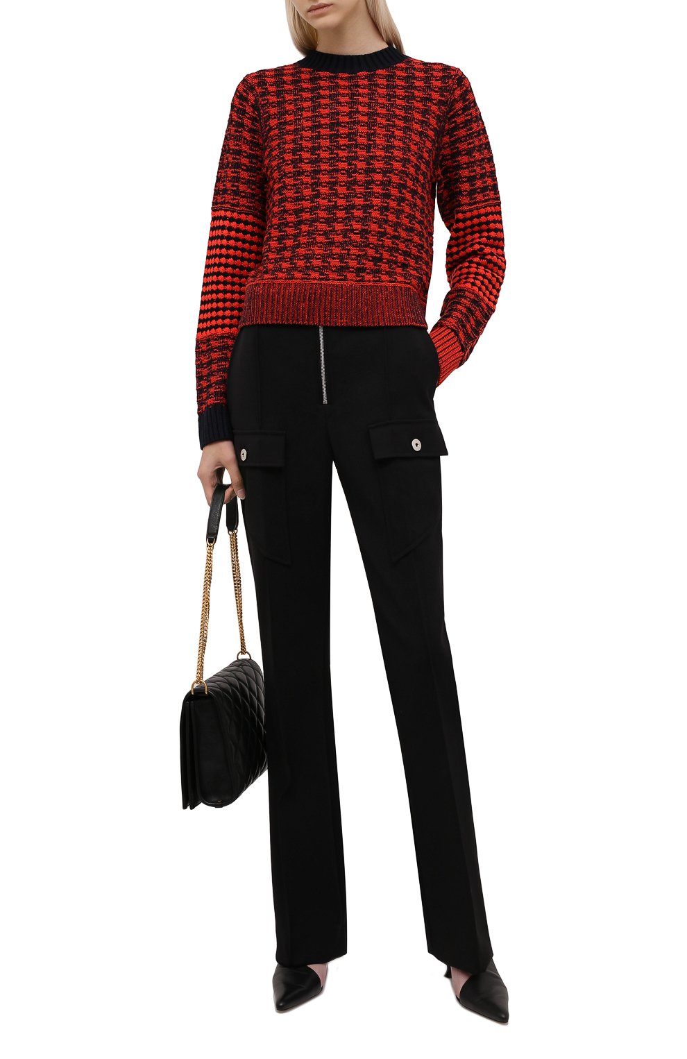 Свитер из шерсти и хлопка VICTORIA BECKHAM, арт. 1521KJU002933A, фото 2
